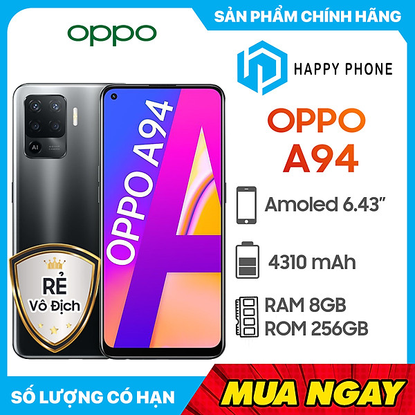 Điện Thoại Oppo A94 (8GB/128G) –  Hàng Chính Hãng
