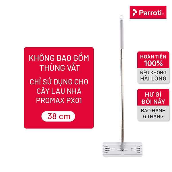 Cây lau nhà thay thế bộ lau nhà PX01 (Không bao gồm thùng vắt) - Parroti MOP-PX01