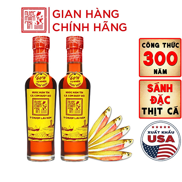 Nước Mắm Tĩn Cá Cơm Ruột Đỏ Độ Đạm 60N Tự Nhiên Chai Thuỷ Tinh 250ml Nước Mắm Rin Nguyên Chất Truyền Thống Sạch Nước Mắm Nhỉ Từ Thùng Lều Gỗ Cốt Nhĩ Đặc Biệt Cá Cơm Vàng Ruột Đỏ Muối Tinh Khiết, Sánh Đặc Thịt Cá, Không Chất Bảo Quản