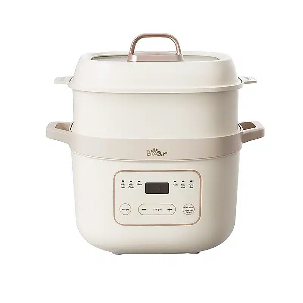 Nồi Nấu Cháo, Nấu chậm 1.6L Bear SB-NNC16 270W - Hàng chính hãng