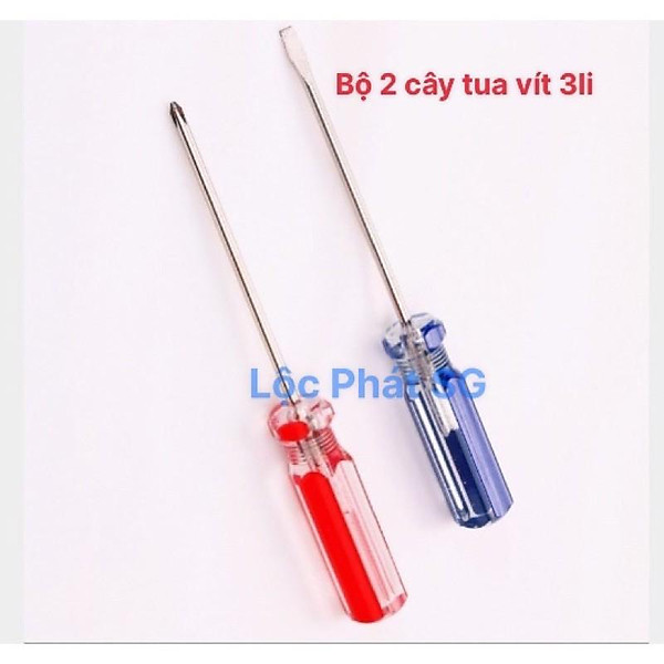 Tua vít đầu dẹp (-) và bake (+) 3mm (3 li) – mẫu đẹp