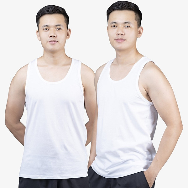 [Tùy Chọn Màu] Set 2 áo ba lỗ nam, áo 3 lỗ nam, sợi cotton mềm mịn, thấm hút mồ hôi tốt, thoáng mát, mặc thoải mái – WAN