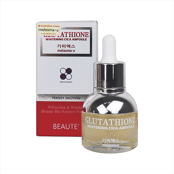 Serum Trắng Da 3D Glutathione Whitening Cica Ampoule 30Ml