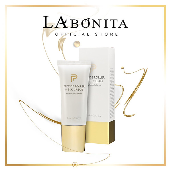 Kem Dưỡng Da Giảm Nếp Nhăn Vùng Cổ – La Bonita Peptide Roller Neck Cream 50Ml