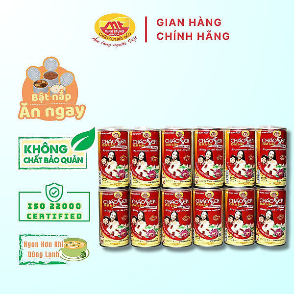 Cháo Sen Bát Bảo Minh Trung 12 lon