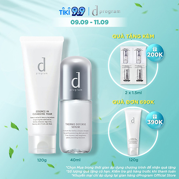 Serum dưỡng da bảo vệ chuyên sâu d program Thermo Defense Serum 40ml