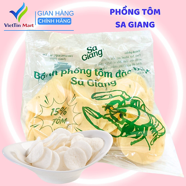 Bánh Phồng Tôm Đặc Biệt Sa Giang VIETTINMART 100G