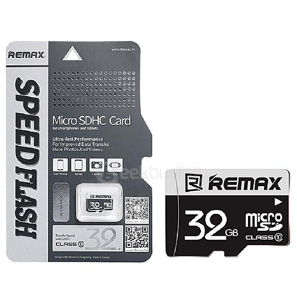 Thẻ nhớ MicroSD REMAX 32GB tốc độ class 10 chuyên dụng – Hàng Nhập Khẩu