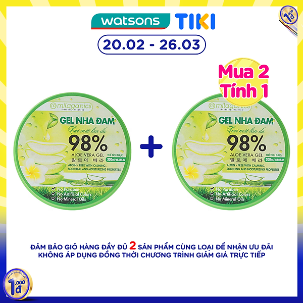 Gel Nha Đam Milaganics 300ml
