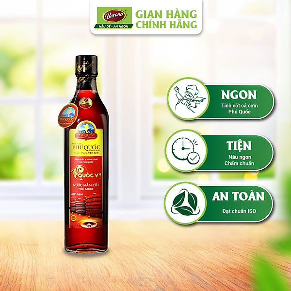 Nước Mắm Phú Quốc QUỐC VỊ 520ml