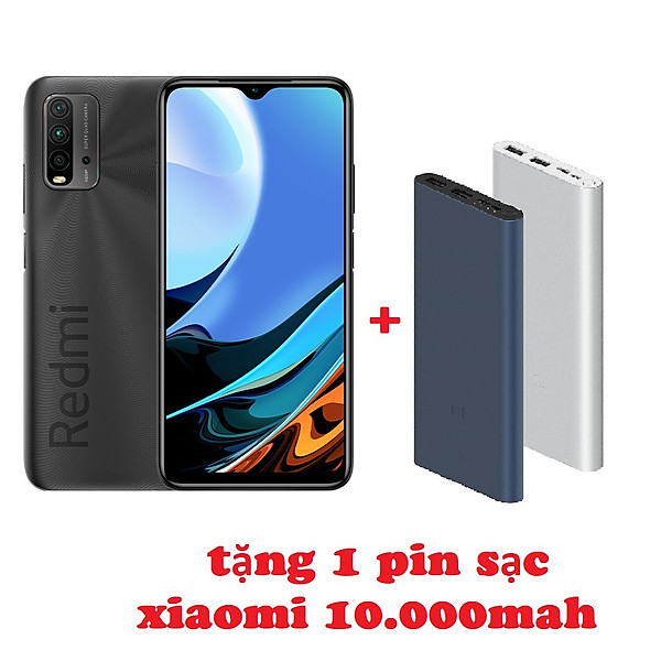 Điện Thoại Xiaomi Redmi 9T (6GB/128GB) –  Hàng Chính Hãng – Tặng kèm 1 pin xạc Xiaomi 10000mAh