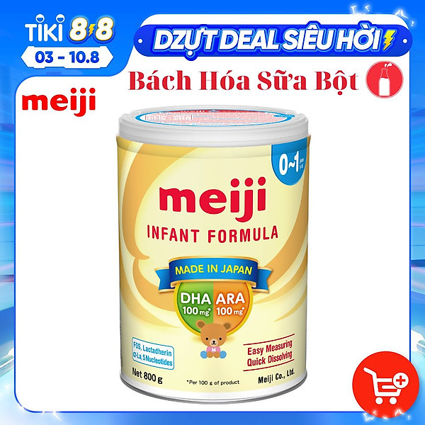 Sữa Bột Meiji 0-1 Infant Formula 800G