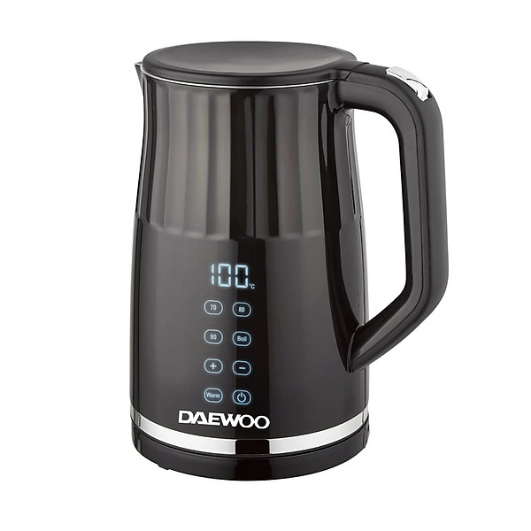 Ấm đun siêu tốc Daewoo 1.7L DWK-17DGT Hàng Chính Hãng điều khiển cảm ứng, chỉnh nhiều mức nhiệt, bảo hành 2 năm