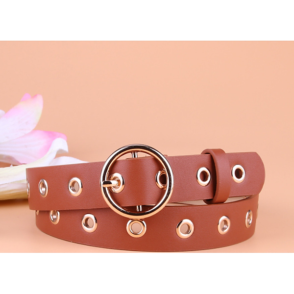Thắt Lưng Nữ Khóa Kim Loại Tròn TL002 MayHomes, Dây Lưng Nữ, Dây Nịt Nữ Mặt Tròn Chất Liệu Da PU Bền Đẹp