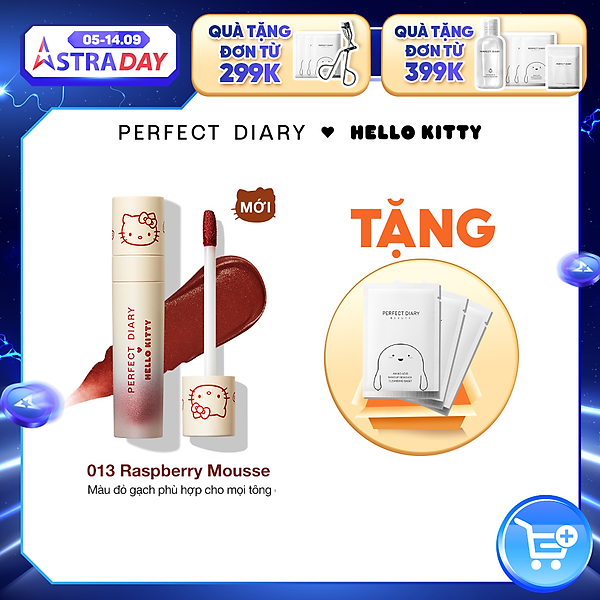 Son Velvet Stain Perfect Diary X Hello Kitty Enchanted Wonderland Phiên Bản Giới Hạn