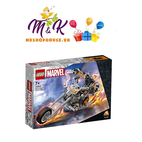 LEGO Superheores 76245 Xe Đua Mô Tô Của Ma Tốc Độ (264 Chi Tiết)