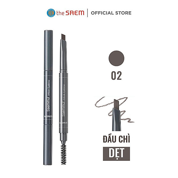 Chì Kẻ Mày Ngang 2 Đầu The Saem Saemmul Artlook Eyebrow (0.2G)