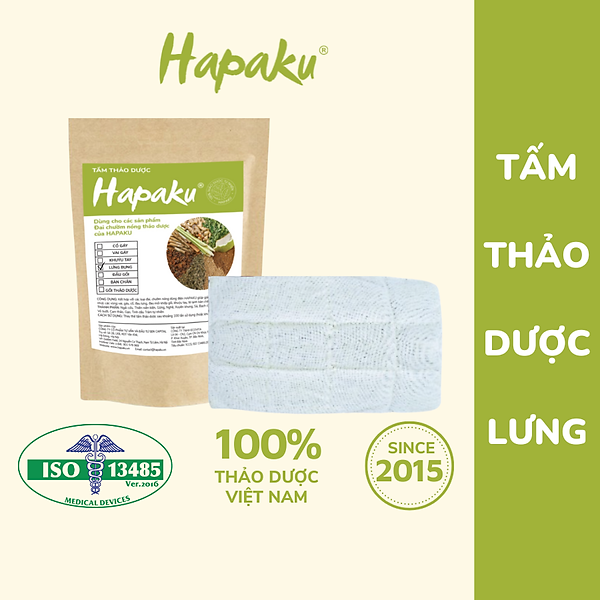 Tấm thảo dược thay thế của đai chườm lưng cắm điện - Hapaku