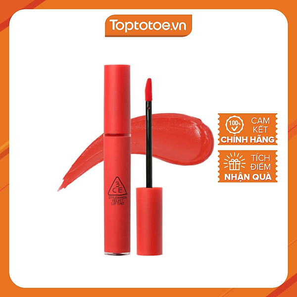 Son Kem Lì 3Ce Velvet Lip Tint – Simply Speaking Cam Đỏ