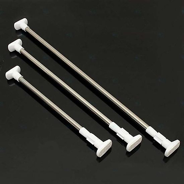 Thanh treo rèm cửa, treo quần áo bằng inox, không cần khoan tường hay bắt vít, cực kỳ tiện dụng - hàng chính hãng