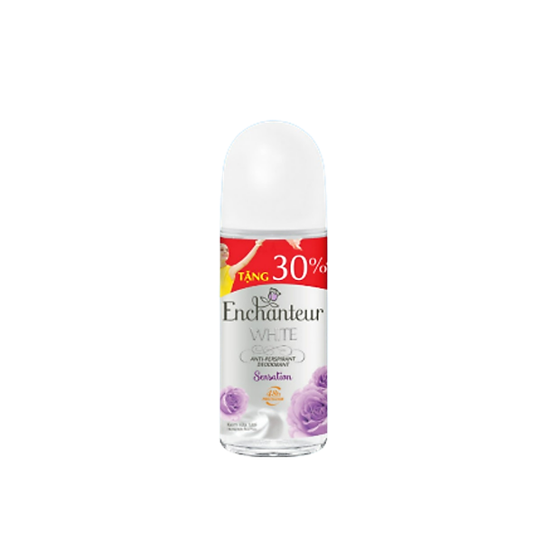 Lăn Khử Mùi Trắng Da Hương Nước Hoa Enchanteur Sensation 50ml - 1012075