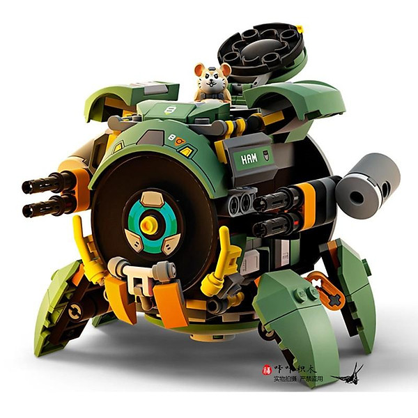 Đồ Chơi Lắp Ráp Kiểu LEGO Overwatch Wrecking Ball Mech Robot Double Elephant SX4044 Với 227 Mảnh Ghép