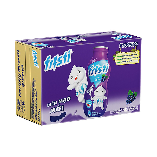Thùng Fristi Hương Nho 48x80ml