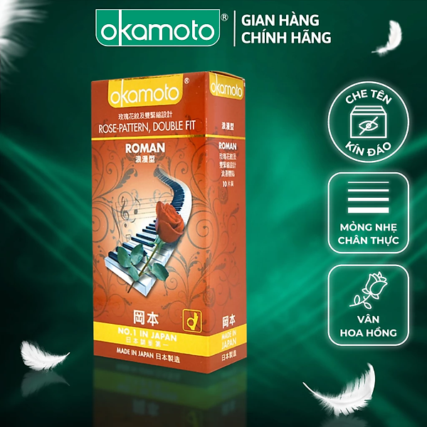 Bao Cao Su Okamoto Roman (Hộp 10 Gói)