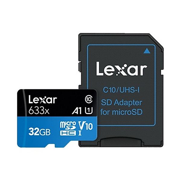 Thẻ Nhớ Lexar Micro SDHC 633X 32GB (95MB/s) (Có Adapter)