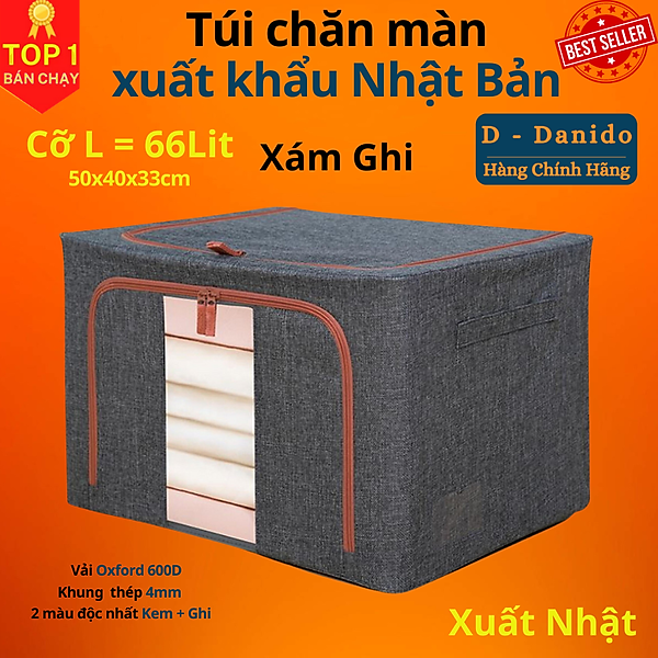 Túi Chăn Màn Khung Sắt Nhật Bản, Túi Đựng Chăn Mền Quần Áo Cao Cấp Chính Hãng – Hàng Xuất Khẩu