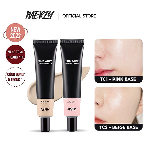 Kem Nâng Tone Merzy The Airy Tone Up Cream 40G