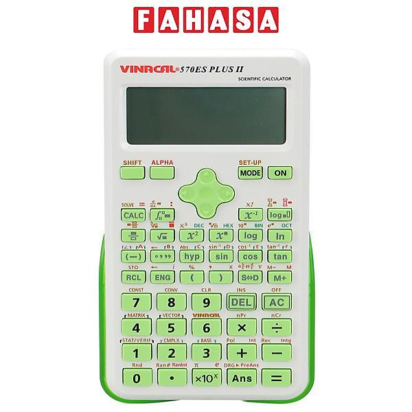 Máy Tính Vinacal 570ES Plus II - Màu Xanh Lá