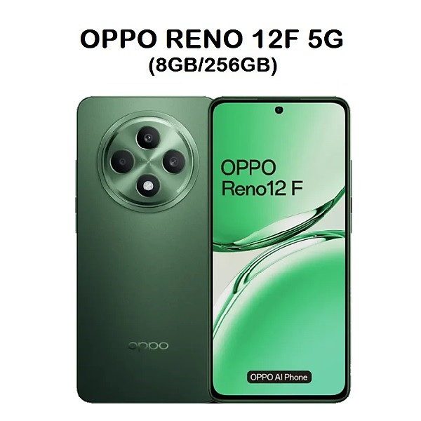 Điện thoại OPPO Reno12F 5G (8GB/256GB) - Hàng Chính Hãng
