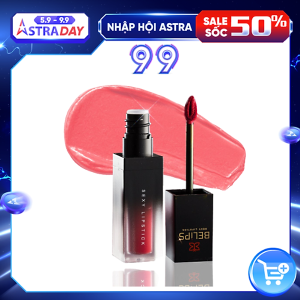 Son Kem Lì Mỏng Nhẹ Mềm Môi Belips Sexy Lipstick 100% Thiên Nhiên Không Chì