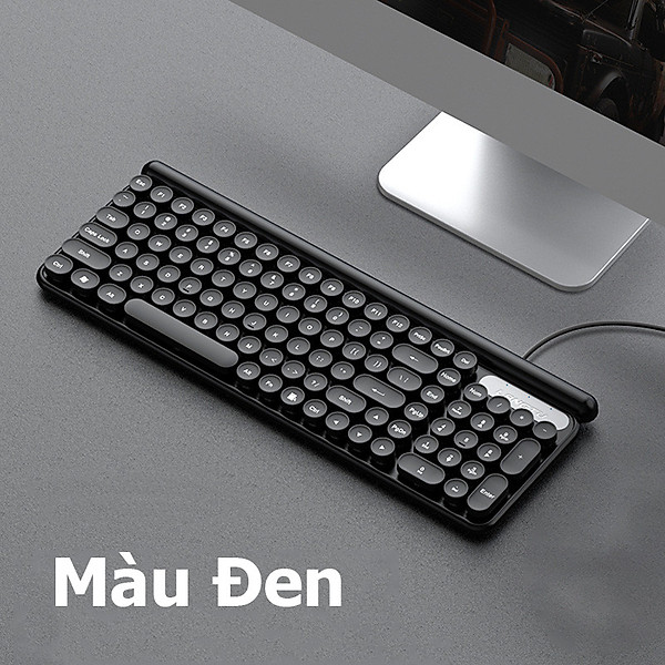 LANGTU L4 Bàn phím có dây dùng cho văn vòng, pc, laptop, tivi – Hàng Chính Hãng