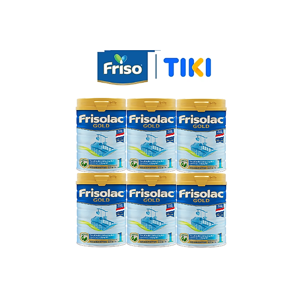 Combo 6 sữa Bột Frisolac Gold 1 850g Dành Cho Trẻ Từ 0 - 6 Tháng Tuổi