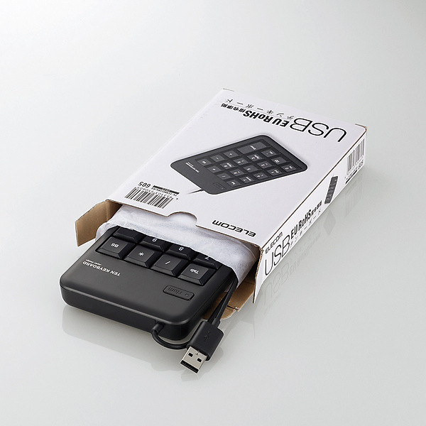 Bàn phím số Elecom TK-TCM011BK/RS – Hàng chính hãng