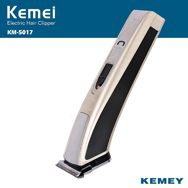 Tông Đơ Cắt Tóc Chuyên Nghiệp Kemei 5017, Công Suất 5W, Lưỡi Cắt Titatium, Động Cơ Hạn Chế Tiếng Ồn - Hàng chính hãng
