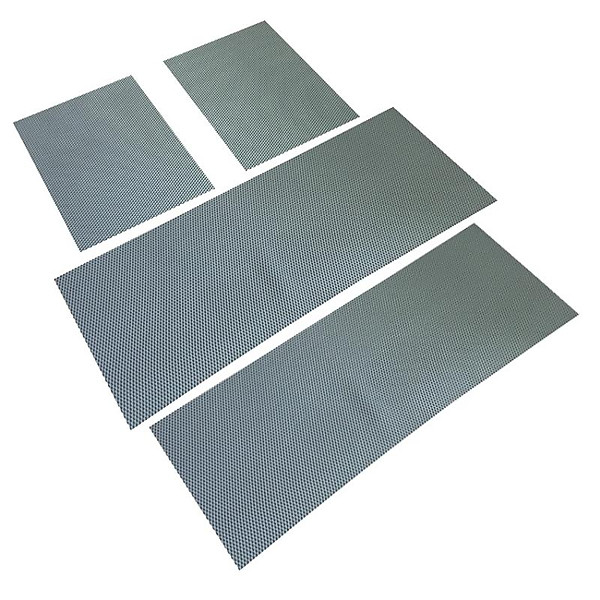 Bộ 4 miếng thảm lót sàn ô tô T25.7 , Thảm sàn xe hơi 7 chỗ DIY, Thảm sàn cao su