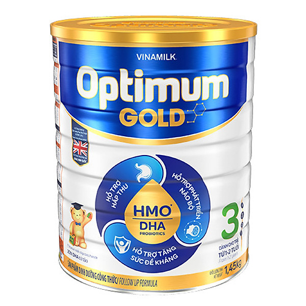 Sữa Bột Optimum Gold 3 1450G Cho Trẻ Từ 1 – 2 Tuổi