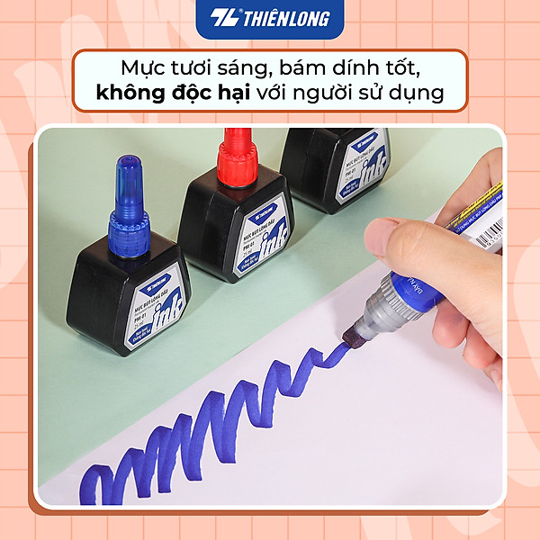 Bộ 6 Mực bút lông dầu Thiên Long PMI-01