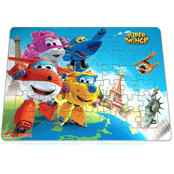 Xếp hình Tia Sáng Supper Wings (48 Mảnh Ghép) – Tặng kèm câu đố mặt sau cho bé