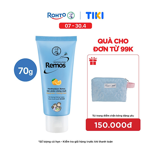 Kem chống muỗi Rohto Metholatum Remos Hương Cam 70g