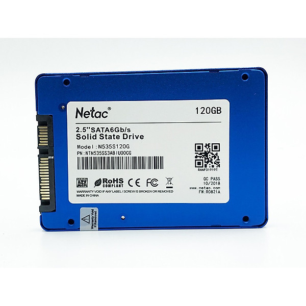Ổ Cứng SSD 120G SATA III NETAC N500S – Hàng Chính Hãng