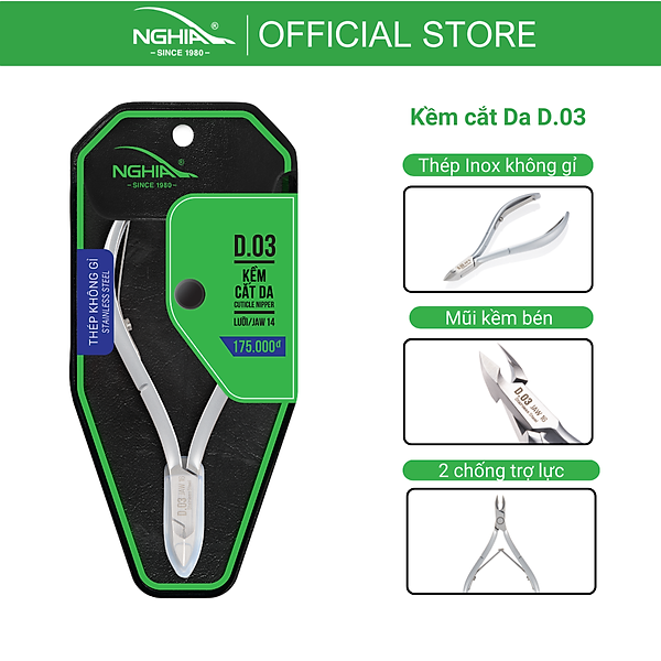 Kềm cắt da thép không gỉ D-03 (14)