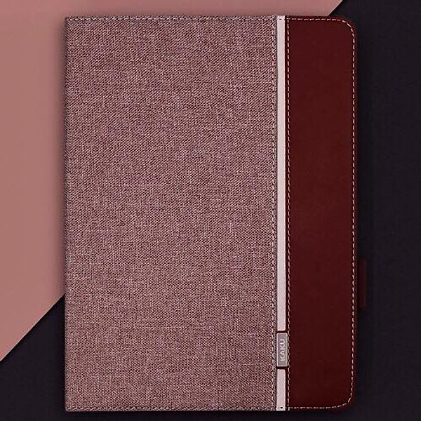 Bao da cho iPad 10.2 inch hiệu Kaku Leather Canvas Silicone chống sốc (3 trong 1) - Hàng nhập khẩu