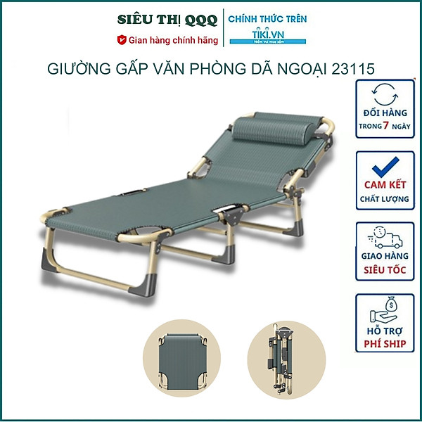 Giường gấp văn phòng , giường đơn gấp gọn Ph23115 - Hàng chính hãng
