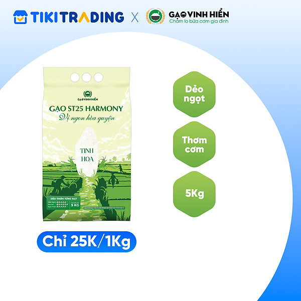 Gạo ST25 Harmony Vinh Hiển 5KG