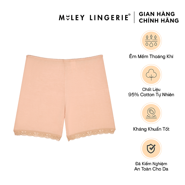 Quần Đùi Lót Nữ Mặc Trong Chân Váy Dài 32cm Miley Lingerie - Màu Beige FDS0916