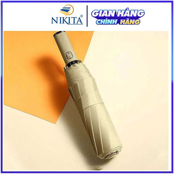 Ô dù che mưa cỡ lớn tự động đóng mở, gấp gọn tiện lợi - Thiết kế mở ngược chống ướt khi mở, gập - Chính hãng NIKITA